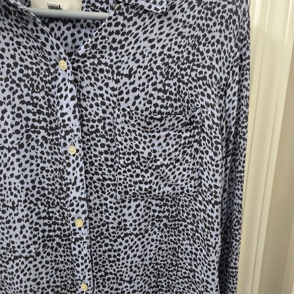 Rails Womens Button-Down Long-Sleeve Leopard Print Shirt S Lightweight & Comfort - Picture 12 of 13